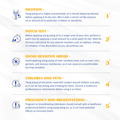 HIQILI Ylang-Ylang se mezcla con otros aceites para bienestar diario