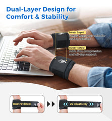 HiRui detalle del neopreno flexible, confort y calor terapéutico