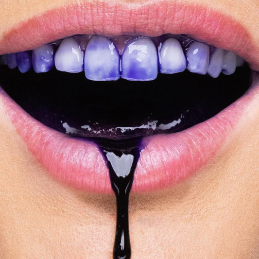 HISMILE textura morada de la pasta que facilita neutralizar amarillos