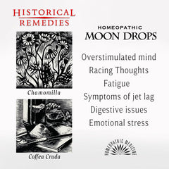 Historical Remedies Moon Drops pastilla en mano lista para disolver, conveniencia nocturna