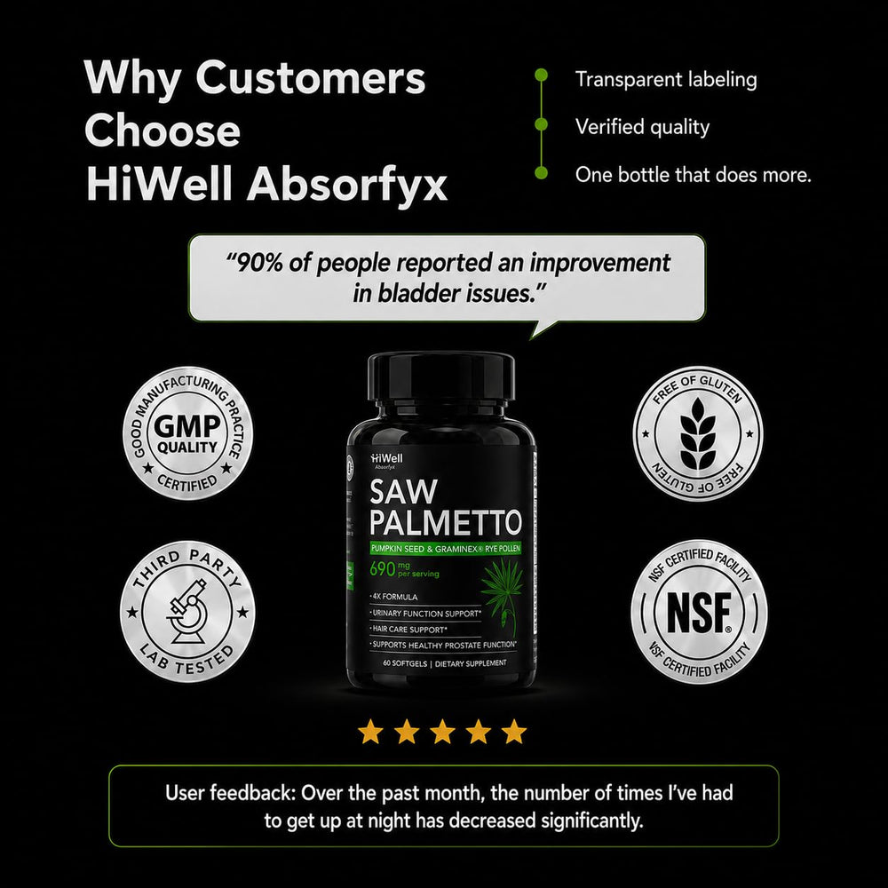 HiWell Absorfyx junto a almohada en dormitorio simbolizando confort nocturno
