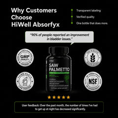 HiWell Absorfyx junto a almohada en dormitorio simbolizando confort nocturno