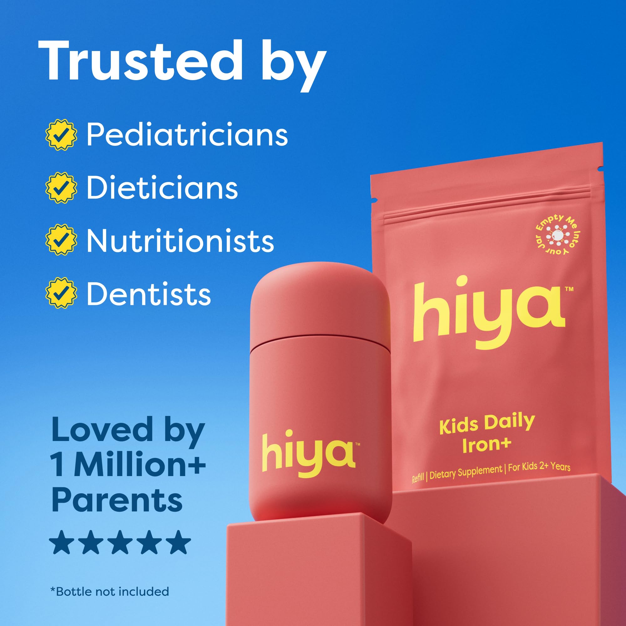 HIYA etiqueta con certificado Clean Label Project evidenciando control de calidad