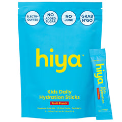 HIYA empaque frontal mostrando 15 sobres y beneficio conveniencia