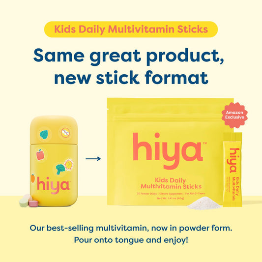 Hiya primer plano de tabletas masticables que revela textura fácil de masticar