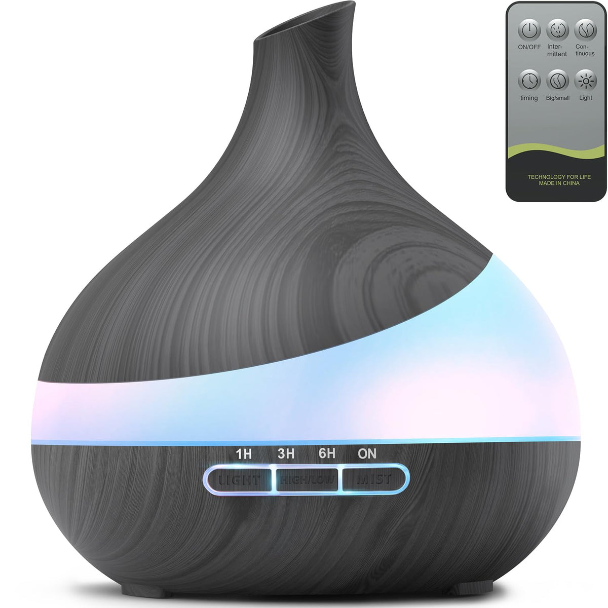 HJTHJT vista frontal del difusor 500 ml mostrando diseño y capacidad