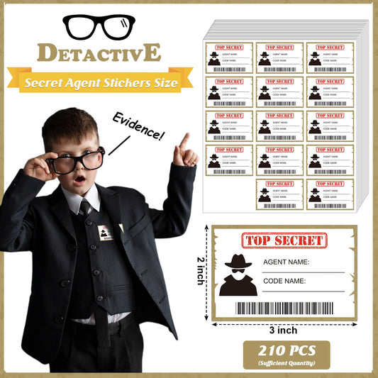 HKSZEH hoja completa con 15 diseños variados de identificadores secretos