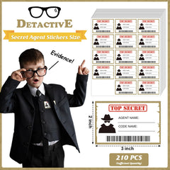 HKSZEH hoja completa con 15 diseños variados de identificadores secretos