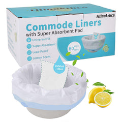 Hlinakrbcs frente del empaque muestra 60 bolsas y almohadillas, ahorro inmediato