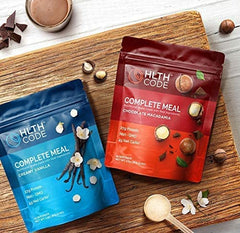 HLTH CODE en mesa de desayuno rápido ideal para días ocupados