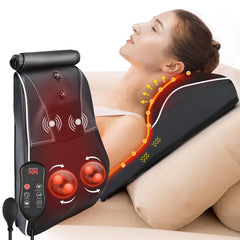 hlthsky vista frontal del masajeador ergonómico para alivio rápido