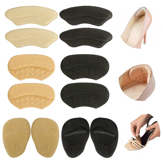 HMKT packaging del conjunto Heel Grips y almohadillas metatarsales, solución compacta