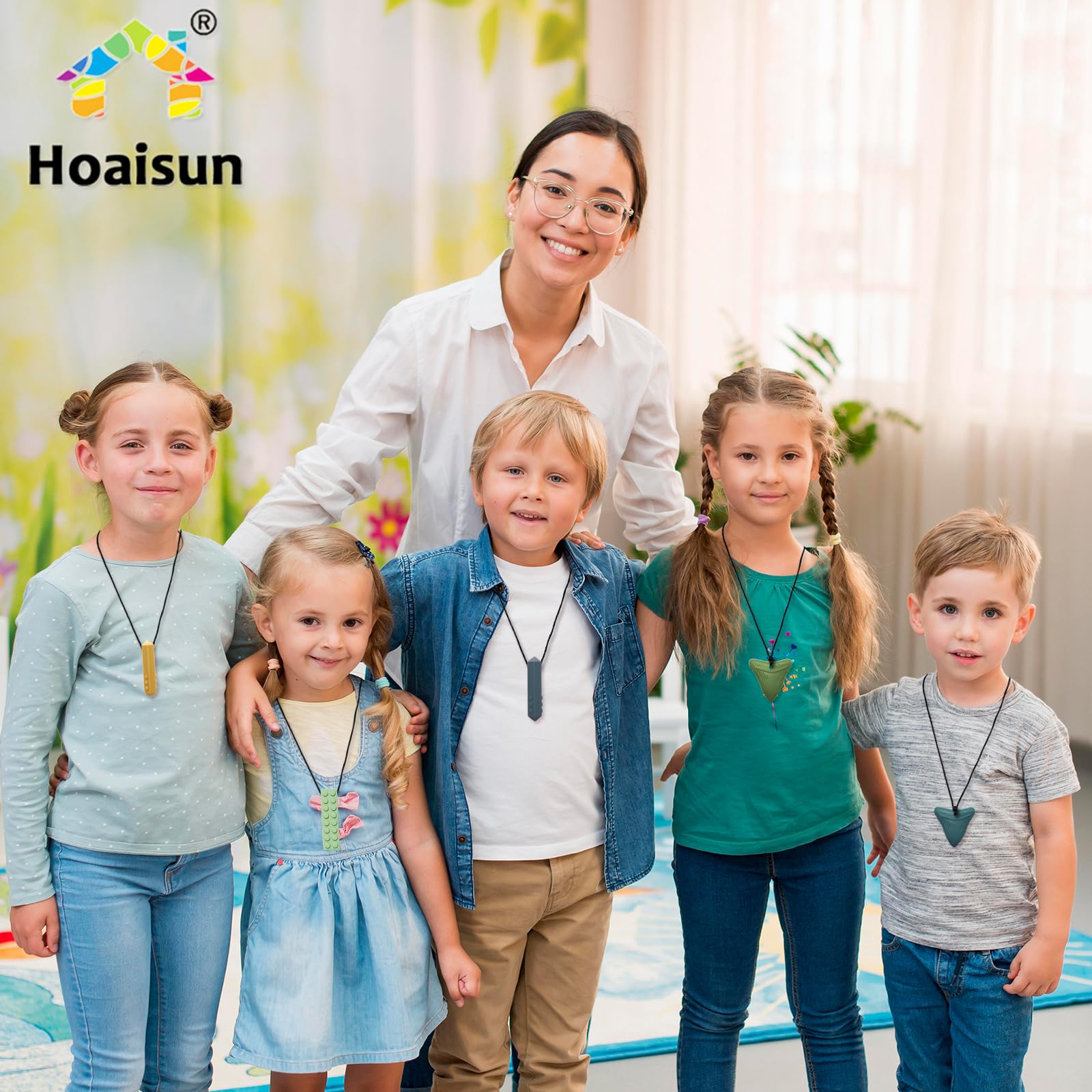 Hoaisun empaque y etiqueta con cierre seguridad y materiales seguros