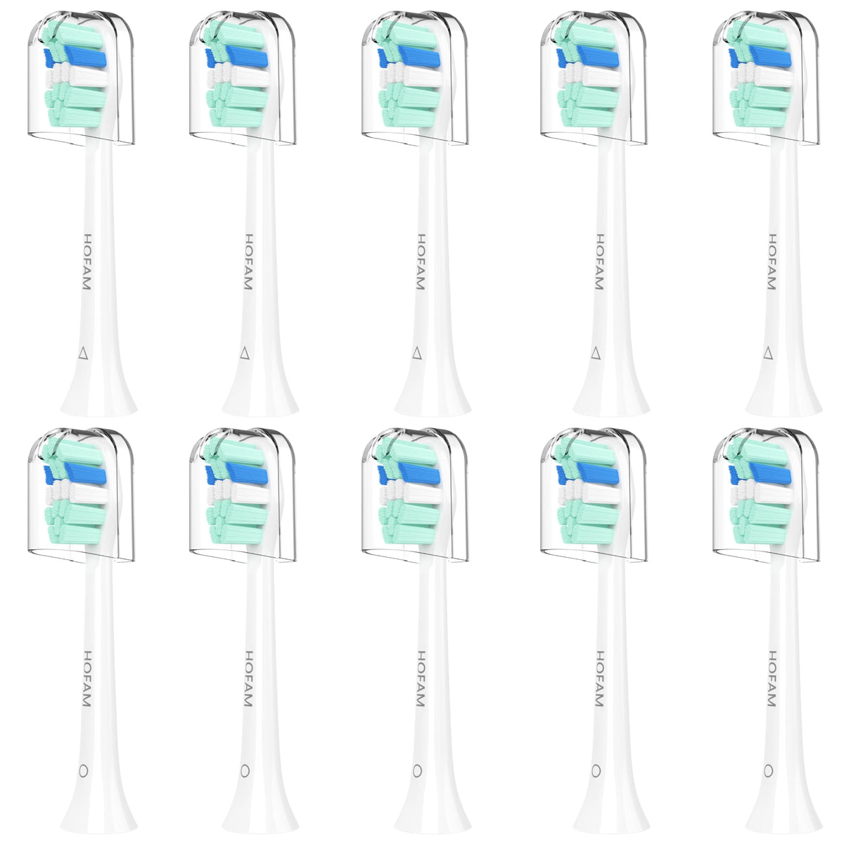 HOFAM cabezal frente pack 10 mostrando compatibilidad y ahorro