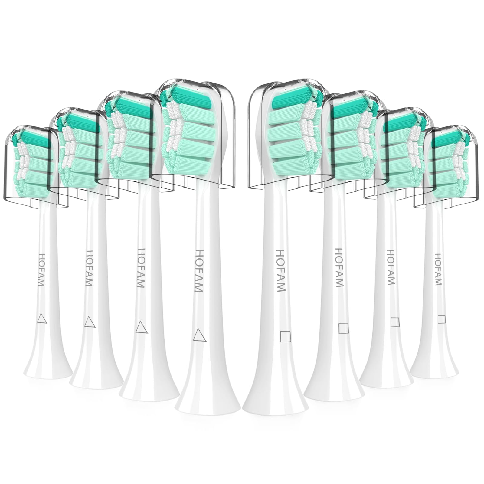 HOFAM cabezal frontal del paquete mostrando ajuste click-on y compatibilidad