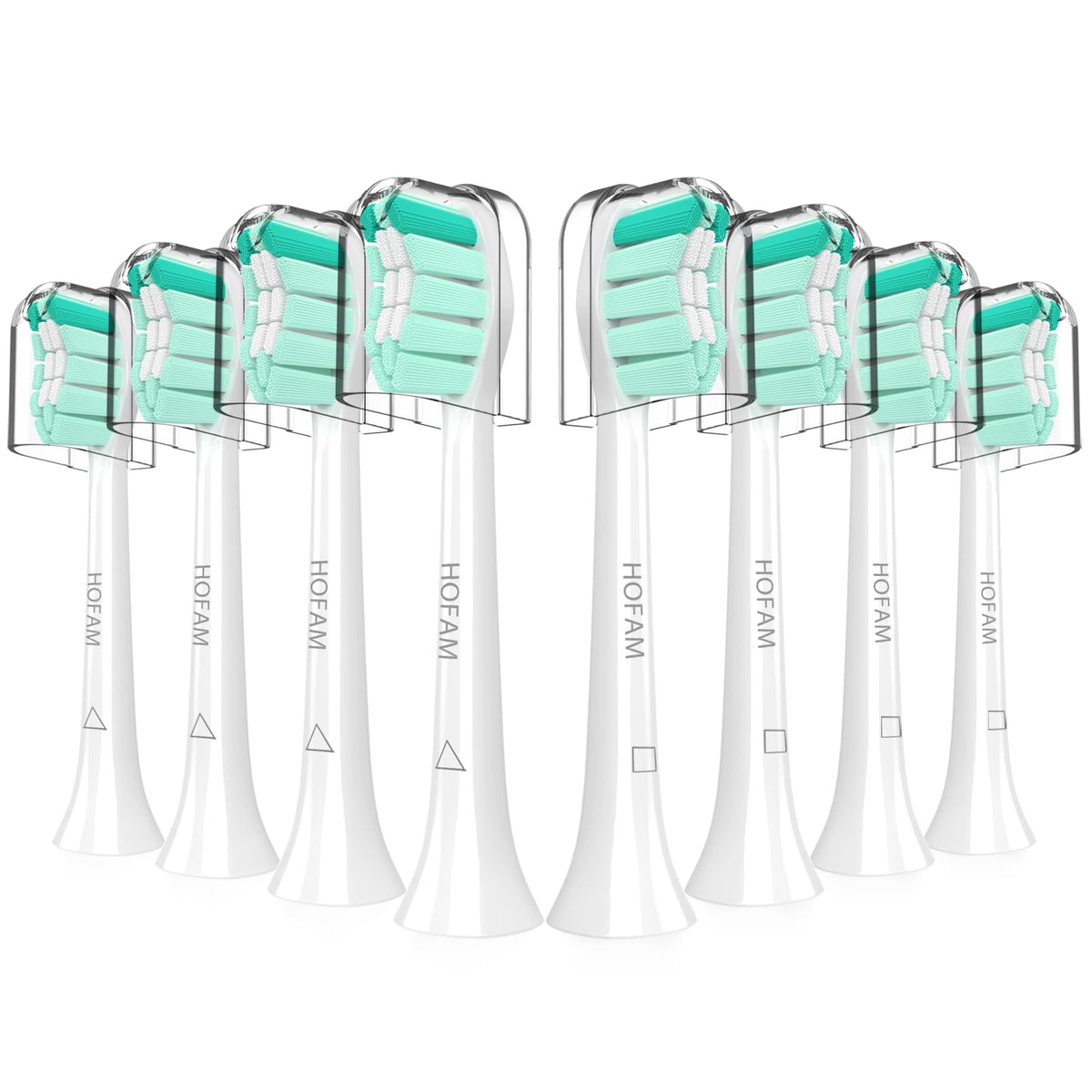 HOFAM cabezal frontal del paquete mostrando ajuste click-on y compatibilidad