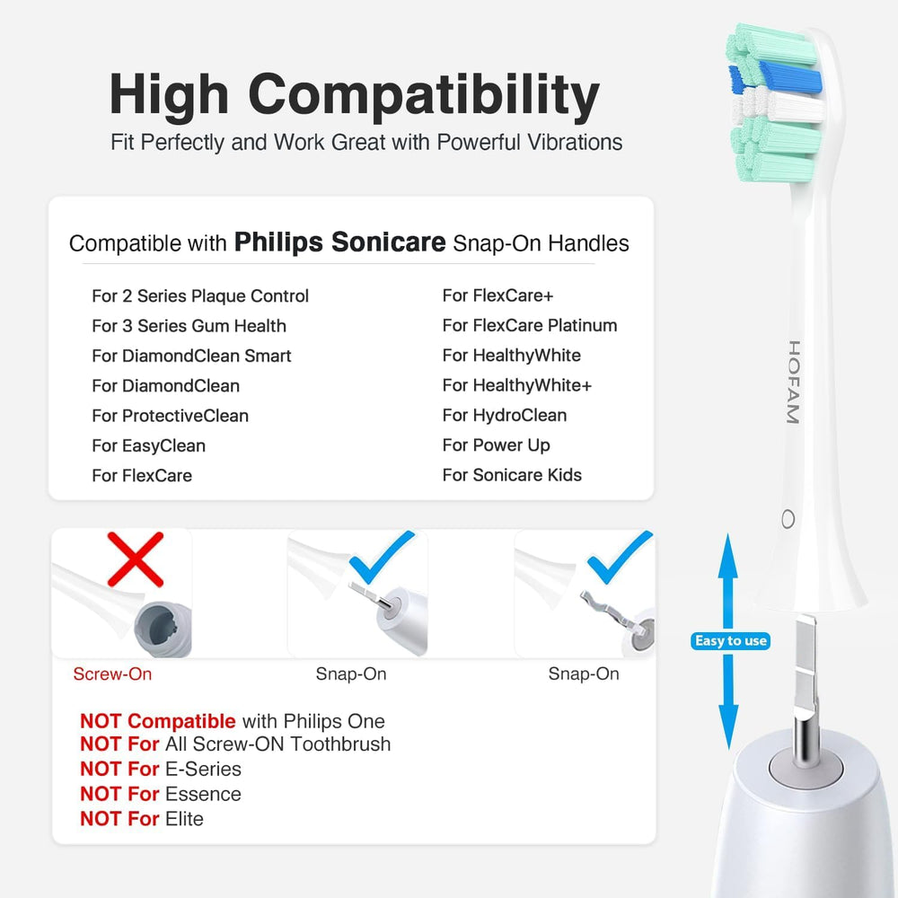 HOFAM primer plano de cerdas DuPont que muestran flexibilidad y limpieza eficaz