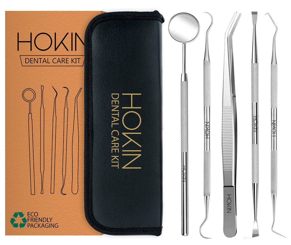 HOKIN pack frontal de cinco limpiadores dentales, durabilidad visible