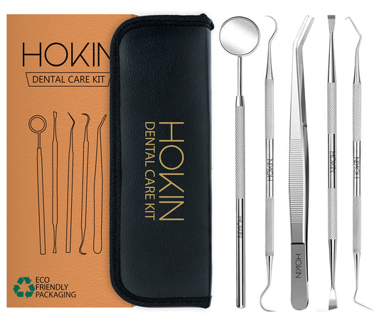 HOKIN pack frontal de cinco limpiadores dentales, durabilidad visible