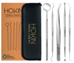 HOKIN pack frontal de cinco limpiadores dentales, durabilidad visible