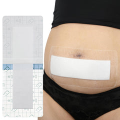 Hola Health empaque frontal mostrando protector impermeable, facilita ducharse seguro