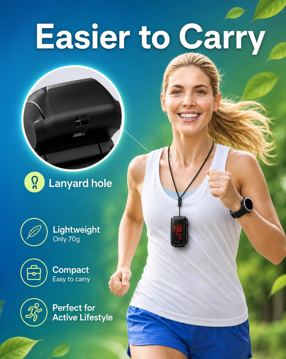 HOLFENRY vista del sensor interno que mejora la precisión de lectura