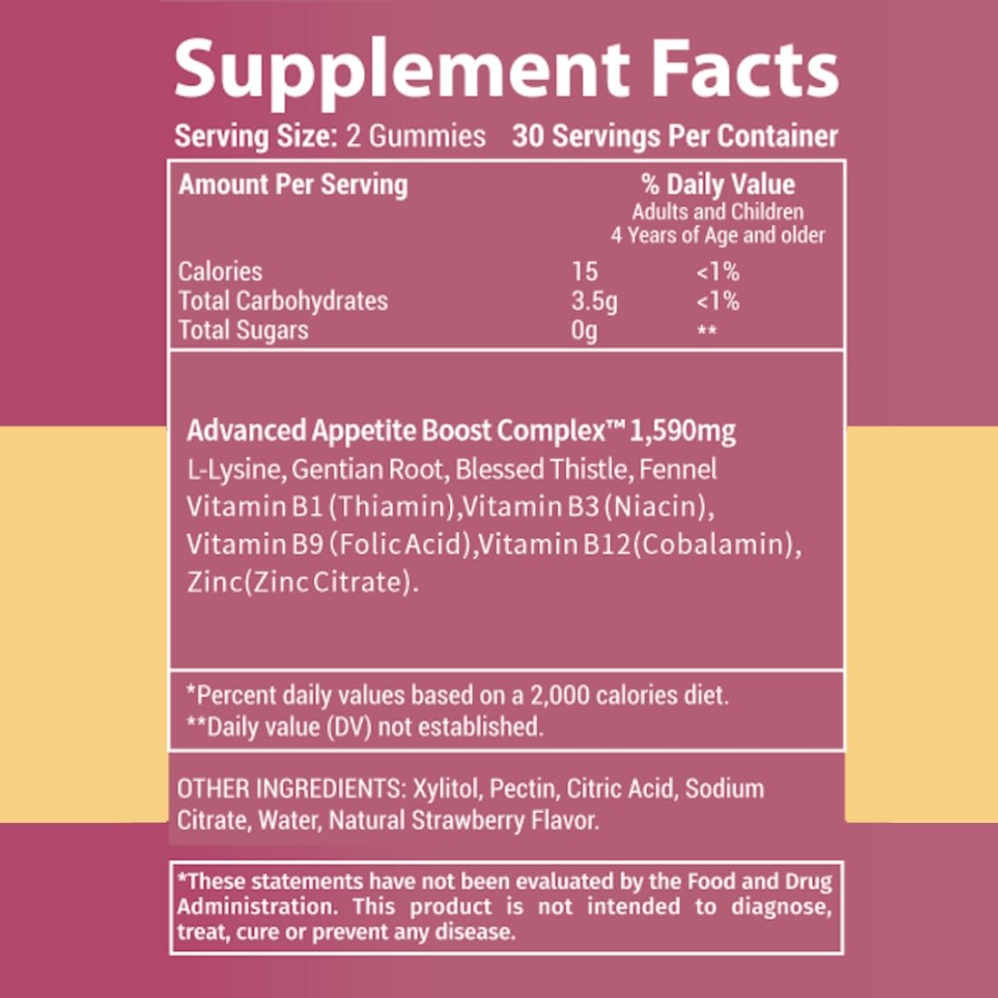 Holistic MD etiqueta con lista de ingredientes y esencia clínica