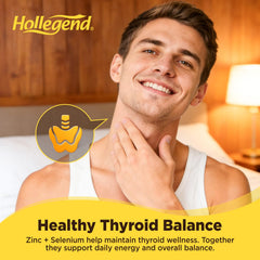 HOLLEGEND etiqueta informativa con ingredientes y beneficios visibles
