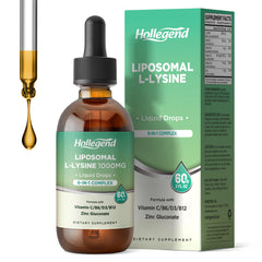 HOLLEGEND envase frontal liposomal L-lisina muestra beneficios de absorción
