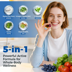 HOLLEGEND etiqueta con lista de ingredientes clara y beneficios