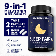 Hollis Sleep Fairy escena nocturna con lámpara tenue para inspirar rutina de descanso