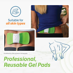 Envase resellable Hollywog abierto preservando almohadillas como nuevas