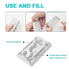 Holy Rose flosser en mano demostrando uso inmediato tras las comidas
