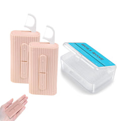 Holy Rose estuche cerrado compacto que protege floss picks y ahorra espacio