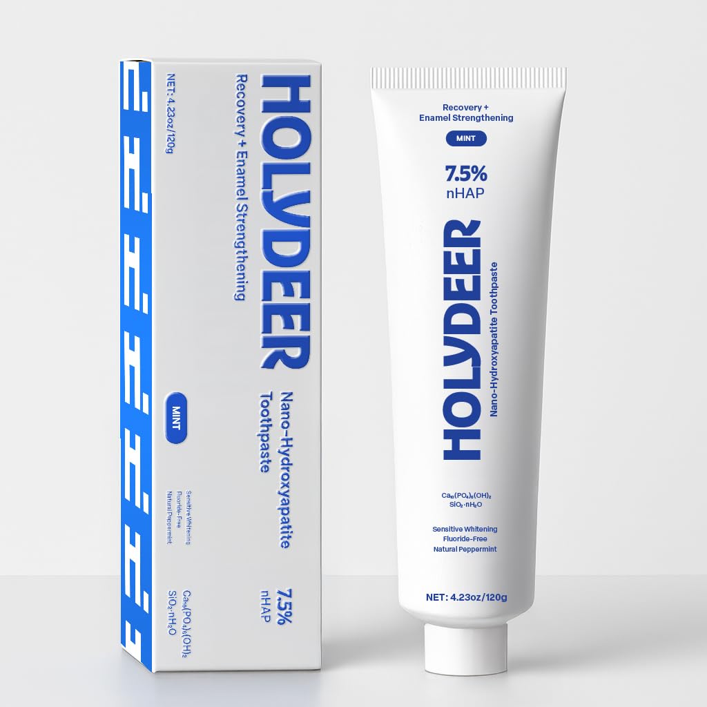 Holydeer tubo frontal mostrando etiqueta y beneficio de fortalecimiento