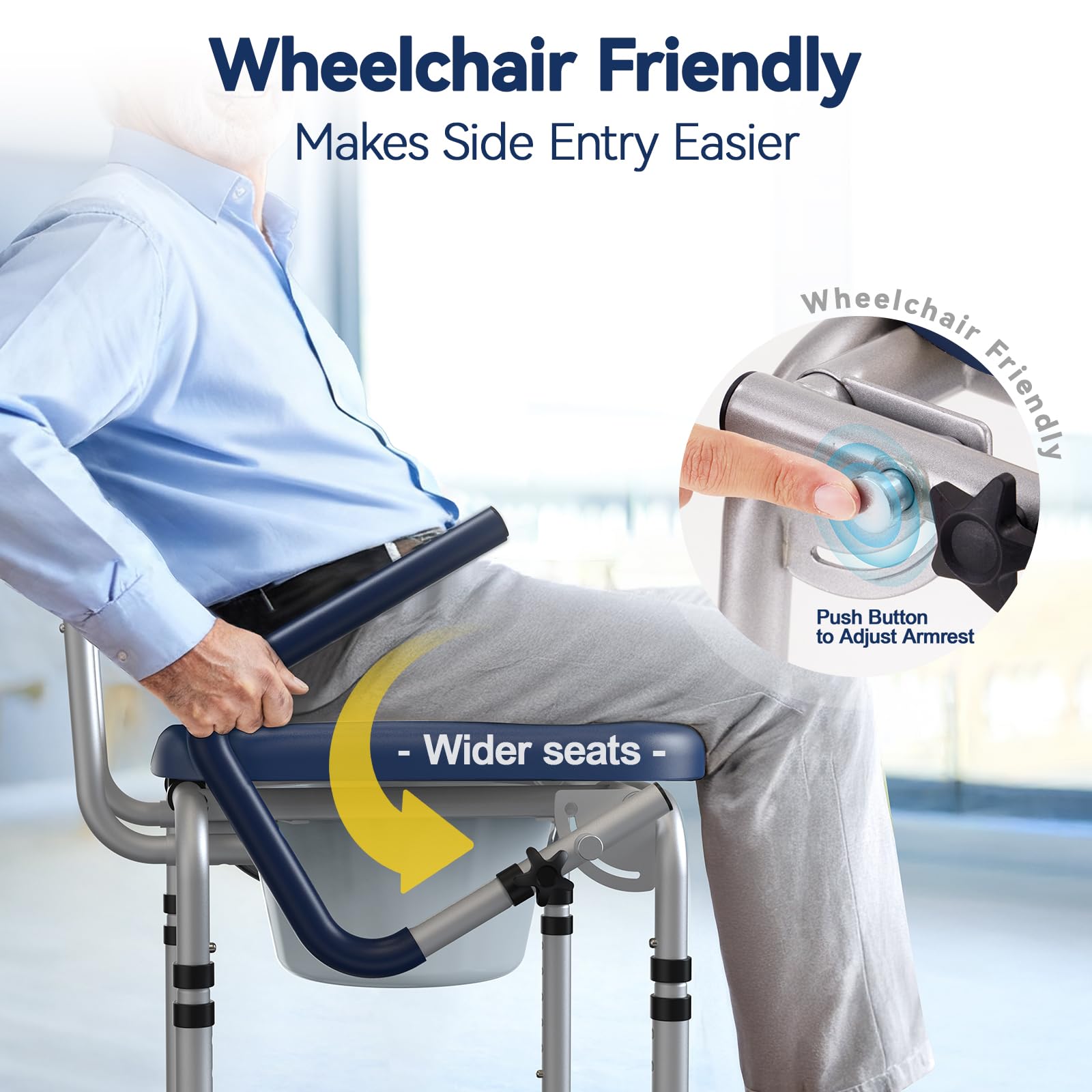 HOLYHEAL asiento acolchado de 40 mm que mejora confort y antideslizamiento