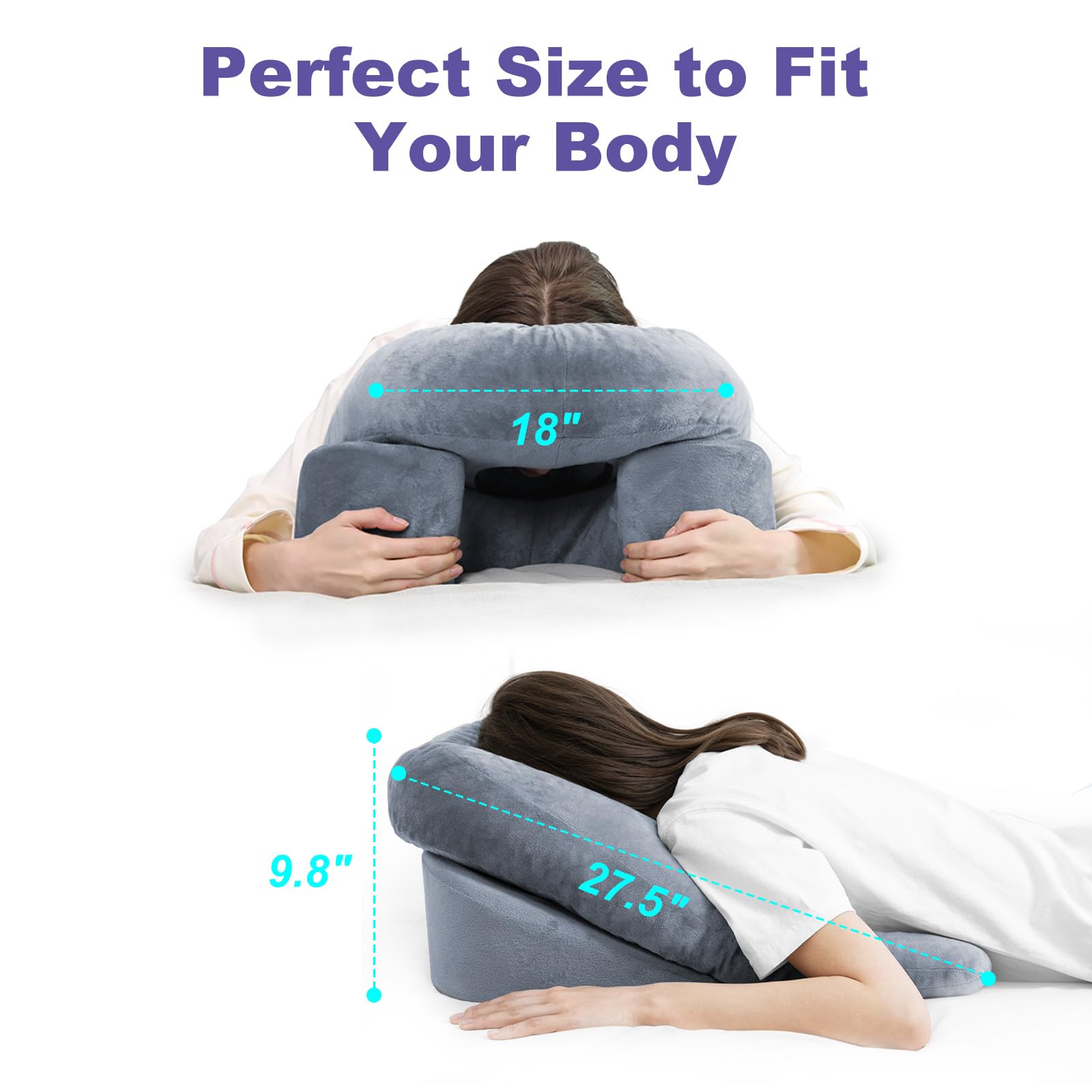 HOMCA almohada en habitación mostrando integración estética y descanso