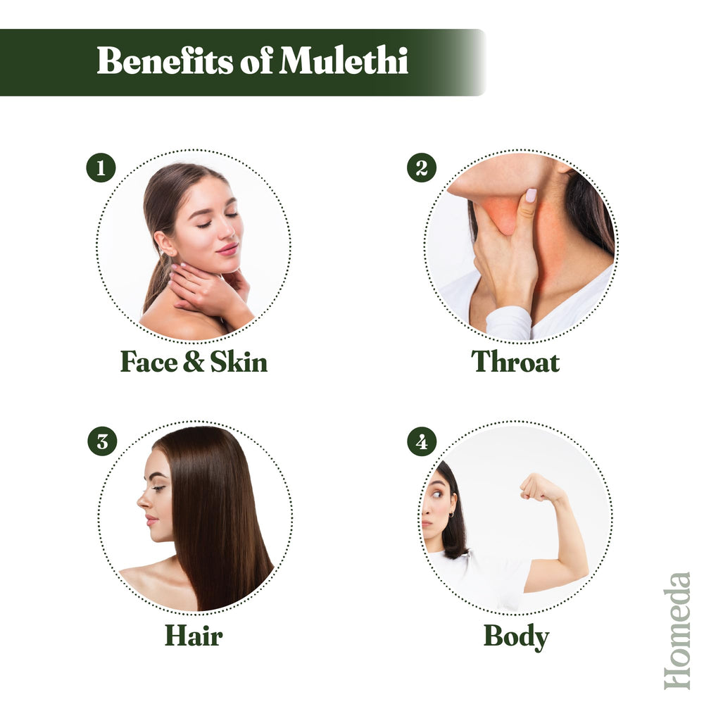 Homeda bol con mascarilla facial preparada con mulethi, textura homogénea lista para aplicar