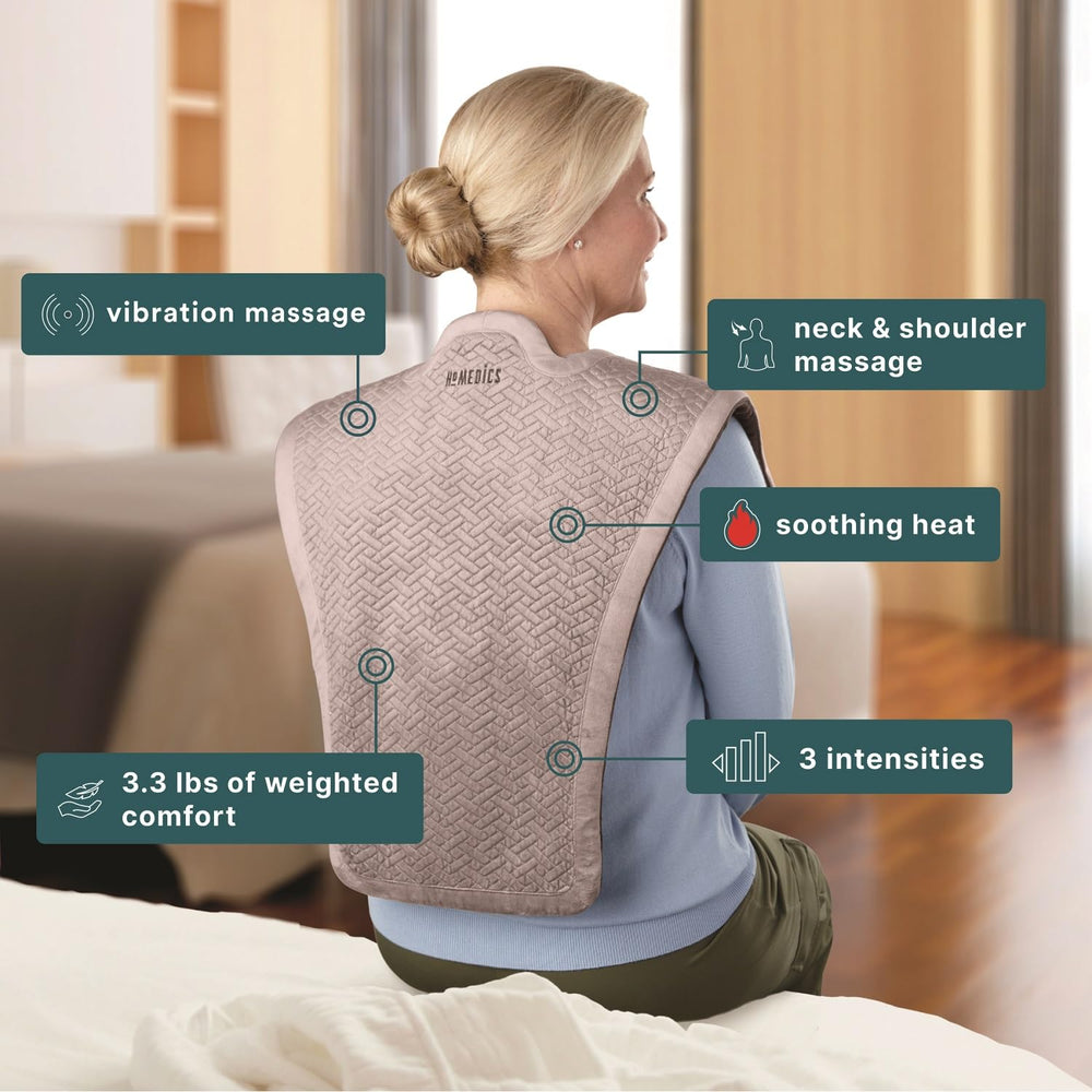 Homedics controles integrados en primer plano para ajustes rápidos