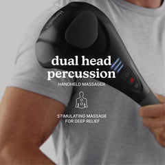 HoMedics primer plano de los cabezales mostrando percusión efectiva