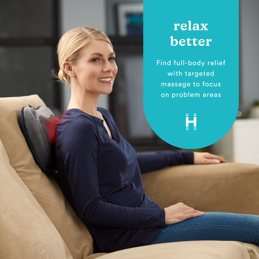Homedics primer plano de la textura y materiales que aportan durabilidad
