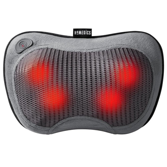 Homedics frontal del producto mostrando diseño portátil y comodidad