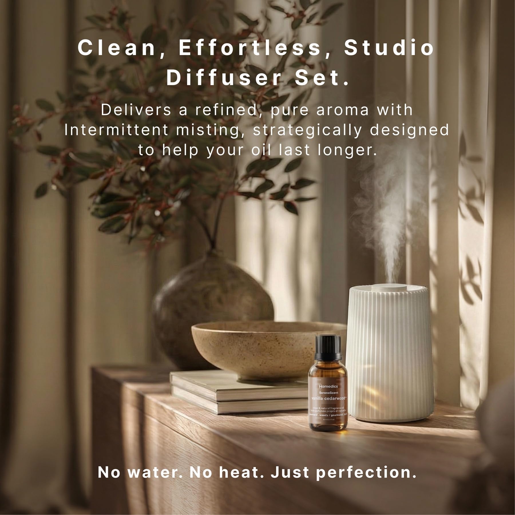 Homedics textura acanalada del exterior que aporta estilo decorativo