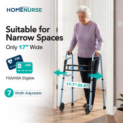 HOMENURSE rueda delantera de 5 pulgadas que facilita giro y estabilidad