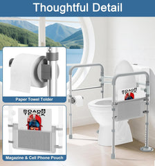HOMLAND bolsillo lateral y portarrollos integrados para confort y accesibilidad