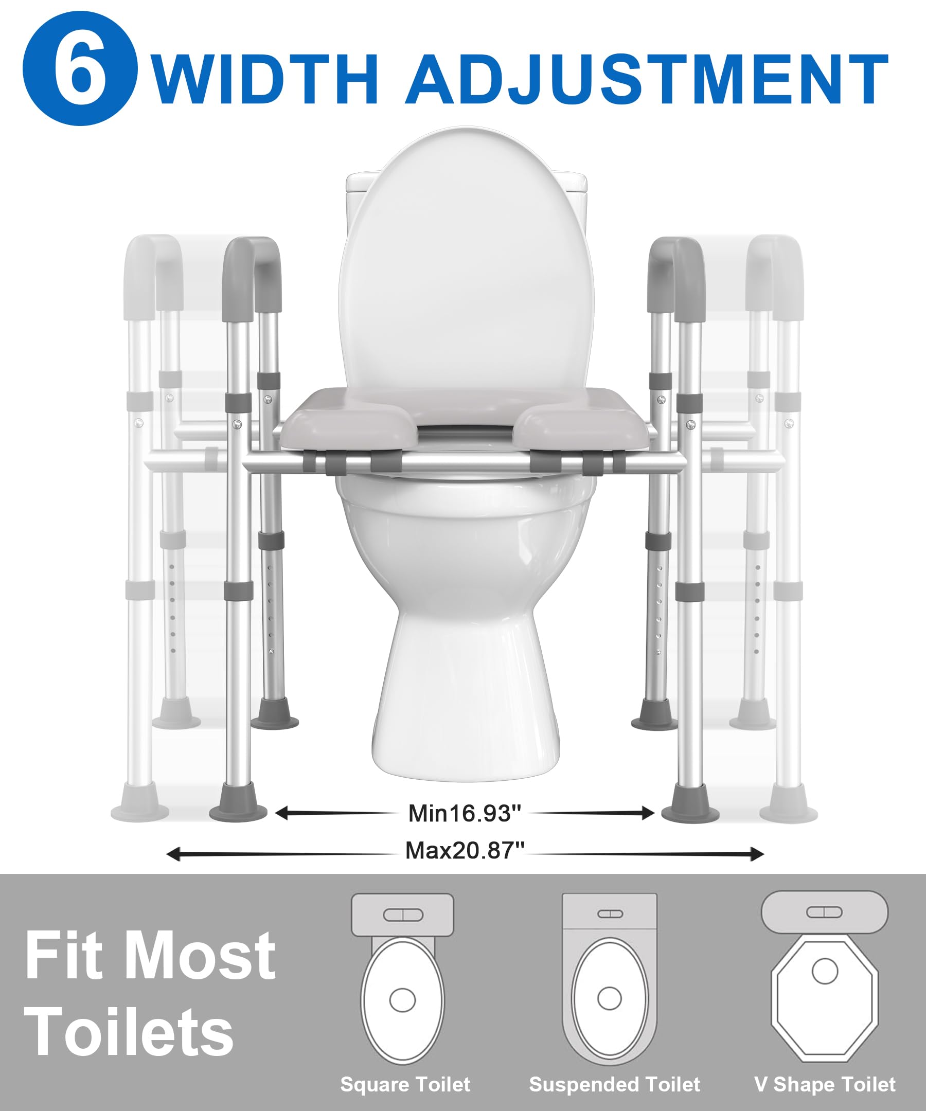 HOMLAND primer plano del asiento acolchado para mayor comodidad