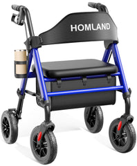 HOMLAND vista frontal del rollator plegado para transporte fácil