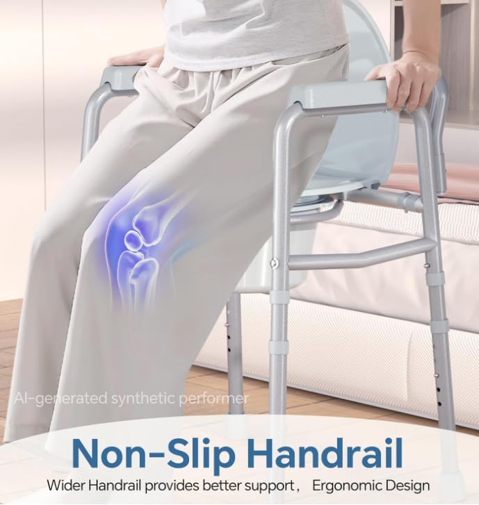 HOMLAND silla junto a la cama en uso, accesibilidad nocturna práctica