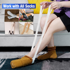 Homymusy detalle de felpa y nylon, sujeta calcetines sin dañarlos