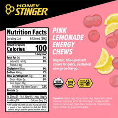 Honey Stinger paquete abierto con sobres individuales listos para llevar